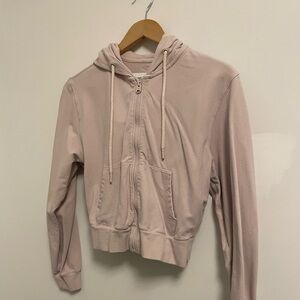 Abercrombie & Fitch Soft Pink Zip-Up Hoodie